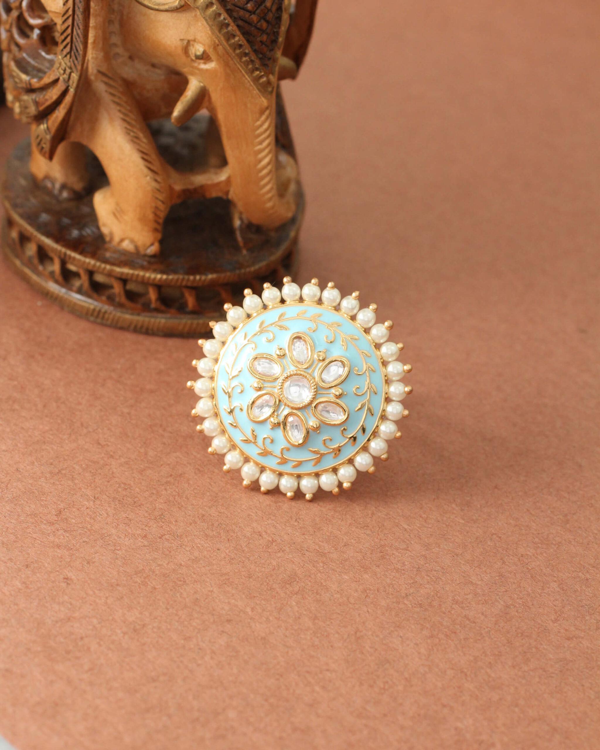 Radiant Elegance uncut diamond Ring 1 Radiant Elegance uncut diamond Ring