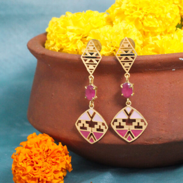 Belsis Little Trinkets Stone Earrings