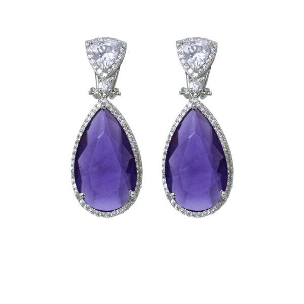 Chic and Shiny American Diamond Earring