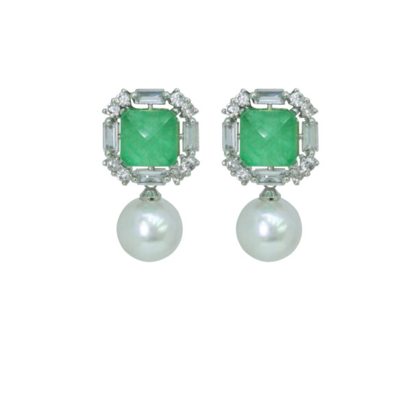 Chic and Shiny American Diamond Earring