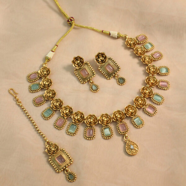 Necklace set, bridal necklace set, polki necklace set