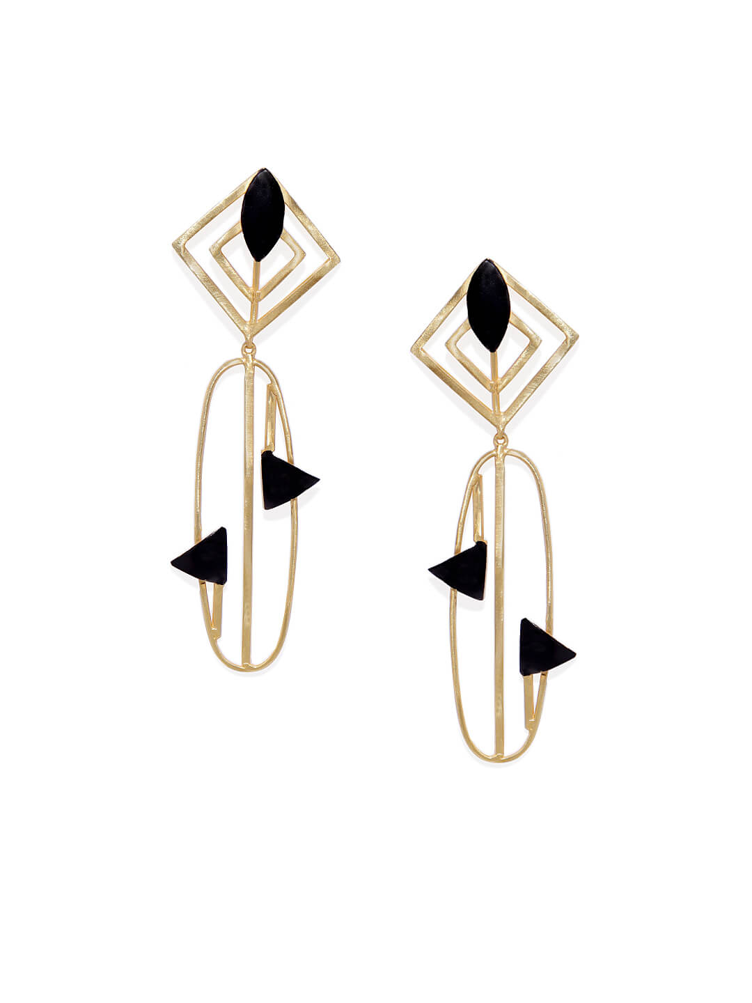 Metal Art Two Tone Collection Earrings – Bold Designs with a Modern Twist 3 Metal Art Two Tone Collection Earrings – Bold Designs with a Modern Twist - Image 3