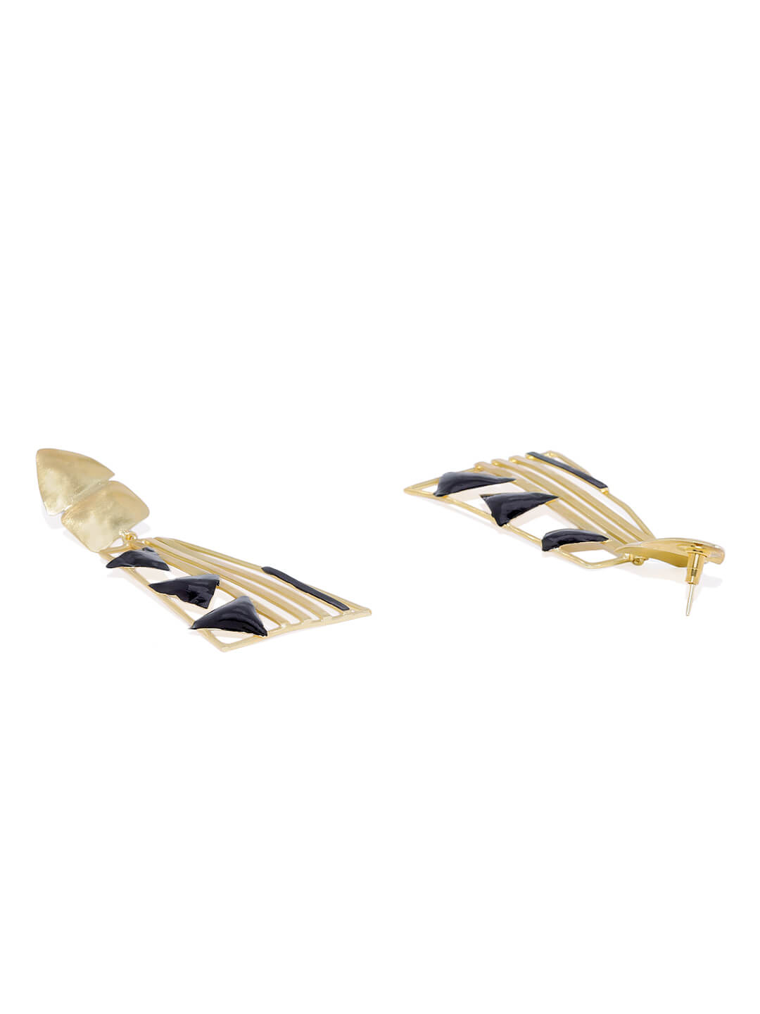 Metal Art Two Tone Collection Earrings – Bold Designs with a Modern Twist 3 Metal Art Two Tone Collection Earrings – Bold Designs with a Modern Twist - Image 3