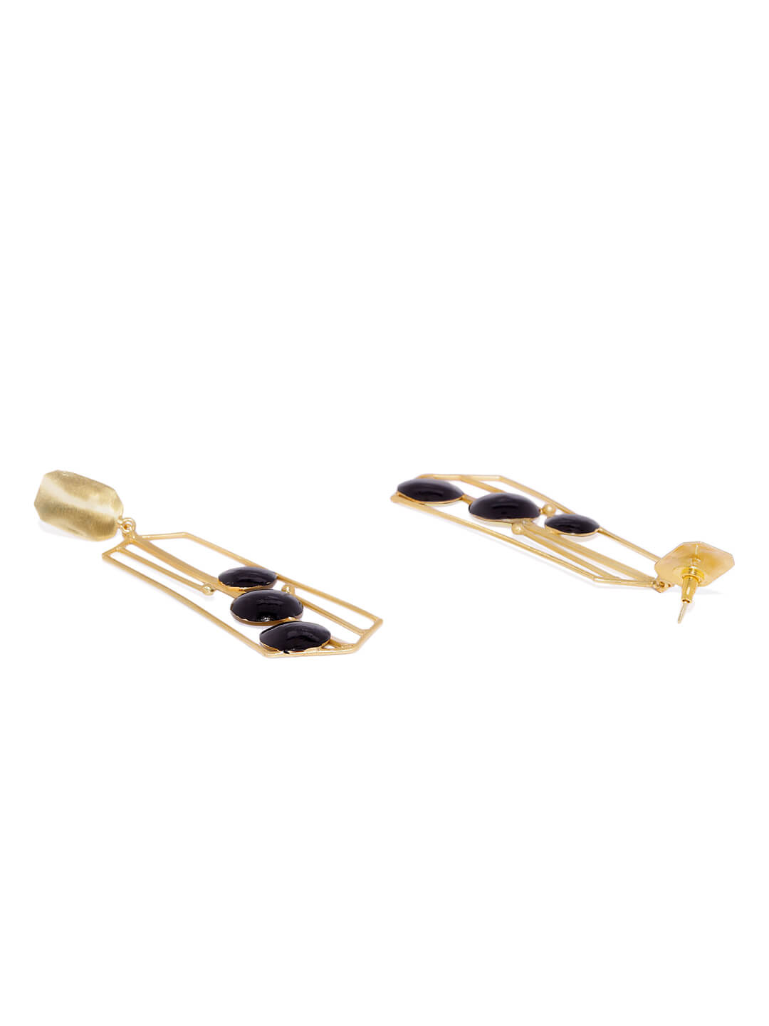 Metal Art Two Tone Collection Earrings – Bold Designs with a Modern Twist 3 Metal Art Two Tone Collection Earrings – Bold Designs with a Modern Twist - Image 3