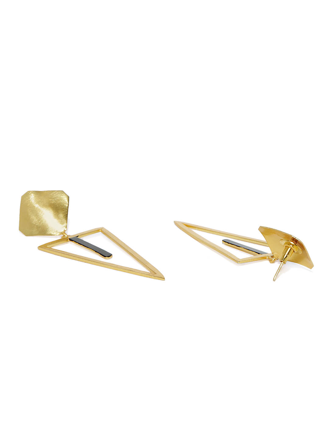 Metal Art Two Tone Collection Earrings – Bold Designs with a Modern Twist 3 Metal Art Two Tone Collection Earrings – Bold Designs with a Modern Twist - Image 3