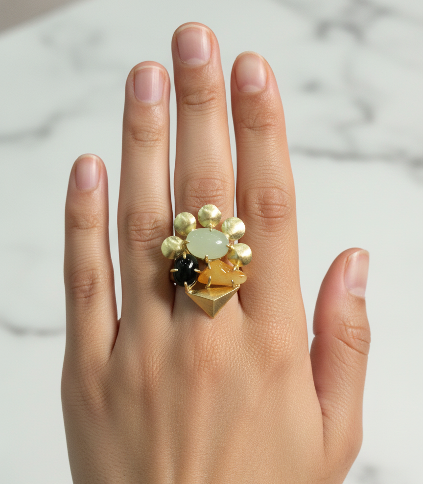 Belsis Handcrafted Natural Stone Rings 1 Belsis Handcrafted Natural Stone Rings