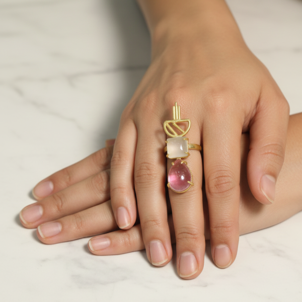 Belsis Handcrafted Natural Stone Rings