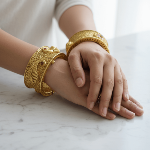 Belsis Handcrafted Polki Bangles