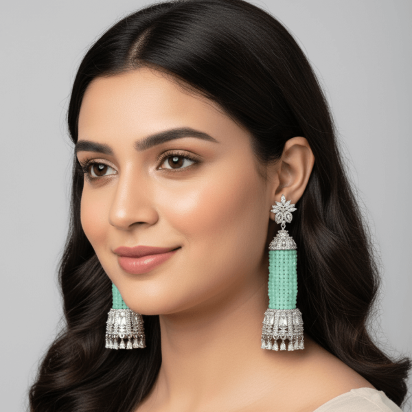 Chic and Shiny American Diamond Earring